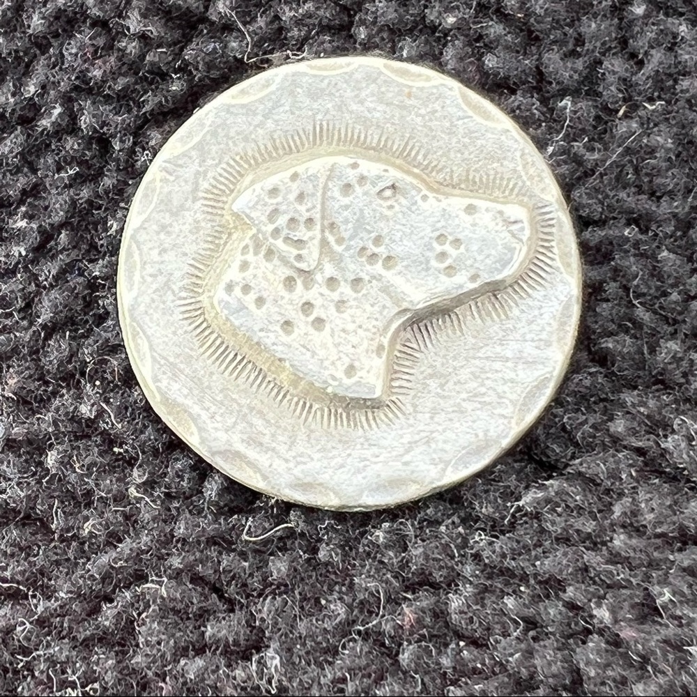 Vintage 1983 Rawcliffe Pewter dalmation brooch pin